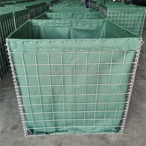 Alta resistência à tração Geotêxtil Verde Zinc-Coated Defensive Sand <span class=keywords><strong>Barrier</strong></span> proteção contra inundações barreiras/malha soldada barreira bastião - Product Image 2