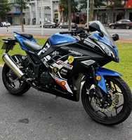 Motocicleta Kawasaki Ninja Deportiva Importada para Adultos, Usada, para Carreras, con Motor de Combustión, Se Puede Licenciar, 250cc
