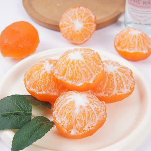 Juguete de naranja simulada 1:1, decoración para escaparate de frutería, accesorio creativo de fruta falsa. - Product Image 2