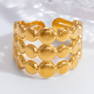 Fashion <b>Rings</b> Women's Gold Tone Bowknot Pearl Geometric Design <b>Statement</b> Jewelry Gift Occasion Accessory - Product Image 4