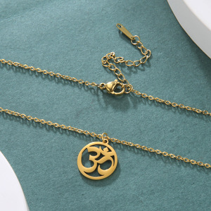 Collares con Colgante de Yoga, OM Meditación, Yogi, OHM, Asana, Siete <span class=keywords><strong>Chakras</strong></span>, Mandala, Gargantilla con Colgante de Yoga - Product Image 4