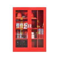 Casiers de pompiers, équipement de lutte contre l'incendie, armoire pour enrouleur de tuyau d'incendie, boîte à tuyau d'incendie, laiton rouge, capacité de 300 kg