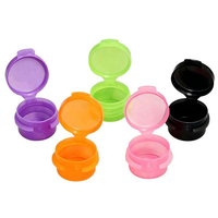 Nouveauté 2024 : Mini pot en plastique PP avec couvercle à charnière, transparent, pour pilules, échantillons cosmétiques, 1g, 3g, 5g, 10g – Échantillon gratuit