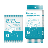 Papier toilette jetable écologique High Pro, deux pièces, jetable dans les toilettes, parfum en option (60 paquets) (16" x 24") pour toilettes publiques