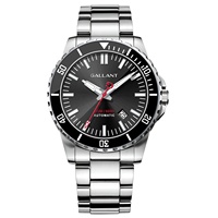 Oem montre de plongée personnalisée 316l boîtier en acier inoxydable lunette en céramique superluminova bgw9 cadran 20 atm montre de plongée automatique