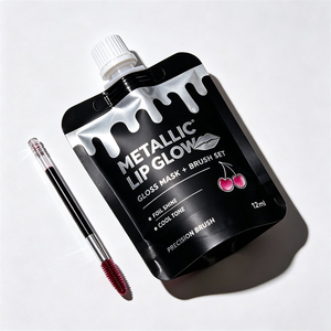 Sachet d'huile pour Mascara, brosse pour rouge à lèvres 3g 5g 5ml 10ml, sacs d'emballage en plastique brillant à lèvres, pochette à bec cosmétique avec bec - Product Image 3