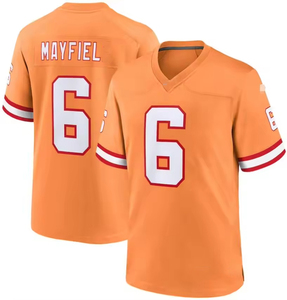 Maglia da Football Americano Stile Tampa Bay Buccaneers all'Ingrosso, Cucita # 12 # 13 # 14 # 45 # Divisa da Gioco in Poliestere con Numero e Nome 87, Vendita all'Ingrosso - Product Image 6