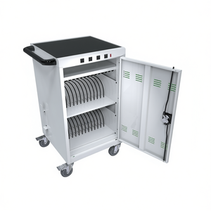 Carrello di ricarica mobile D0100XFZQGX con armadietto metallico per 31+4 dispositivi, per tablet, laptop e uso didattico - Product Image 1