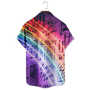 Camisa de Manga Corta con Botones y Estampado de Nombres de Dios de Jesucristo, Moda Verano <span class=keywords><strong>para</strong></span> Hombre, Estilo Casual Cristiano, Venta al Por Mayor - Product Image 6