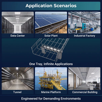 Cannelle de câblage industrielle en treillis métallique, diamètre de fil 6,0 mm, acier HDG Q235B, 500H, résistance à la pulvérisation de sel, certifiée CE NEMA pour projets d'infrastructure