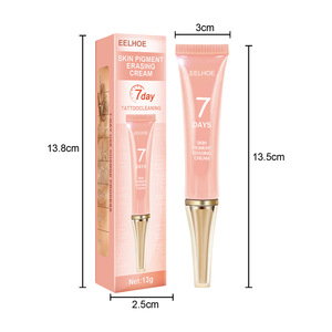 Crème Dissolvante de Tatouage Permanent 15g, Élimination Sans Douleur en 7 Jours, Gel Nettoyant <span class=keywords><strong>pour</strong></span> Tatouages Corporels Force Maximale - Product Image 1