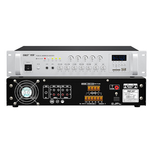 SAST Public Address System Power Amplifier 400W <b>Bluetooth</b> USB TF Card <b>Microphone</b> Input For Background Music Audio Broadcasting - Product Image 1