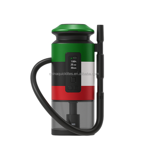 Lớn có thể tinh khiết hương vị Led Mini xách tay điện tử Shisha chicha narguile hookah <span class=keywords><strong>E</strong></span> đầu mà không cần than hút thuốc điện hookah - Product Image 2