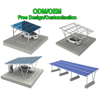Fabrication d'acier et assemblage de boulons sur mesure pour structure de carport photovoltaïque d'usine