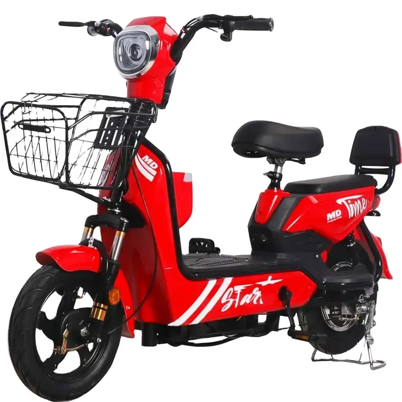 चीन का नया मॉडल दो सीट वाली 48V 12A सस्ती इलेक्ट्रिक साइकिल, कम कीमत वाली इलेक्ट्रिक बाइक बिक्री के लिए
