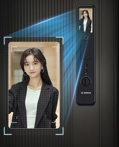 Buch fu6בתוספת דלת חכמה מנעול 3D פנים זיהוי טביעת אצבע סיסמא עין חתול גדול מסך wifi אנטי גניבה ענן - Product Image 6