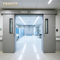 Porte anti-radiation à feuille simple avec revêtement en feuille de plomb antibactérienne, porte de blindage contre les rayons X pour hôpital, laboratoire, salle blanche