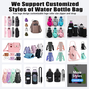 Pochette personnalisée en néoprène pour téléphone, porte-gobelet isotherme 40 oz, sac bandoulière avec sangle pour bouteille d'eau Stanley - Product Image 4