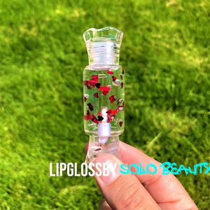 Vente en gros, vente chaude, gel minéral naturel brillant, imperméable, couleur personnalisée, brillant brillant, bonbons, paillettes, gelée, gloss à lèvres pour filles, 1g - Product Image 5