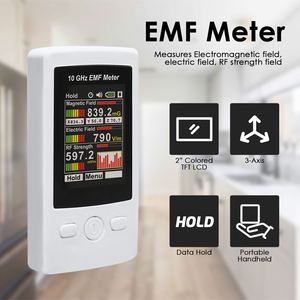 เครื่องวัด EMF หลายสนามระดับมืออาชีพ 10GHz ความแม่นยำสูง ตรวจจับแสง 3 ประเภท (MF/EF/RF) รับประกัน 1 ปี CE - Product Image 2