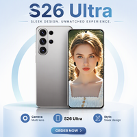 Nouveau modèle 2025 – Smartphone S26 Ultra Original 5G 7.3HD Android 14 Double SIM Déverrouillage Facial LTE/CDMA