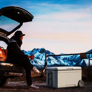 Wholesale Portable 70L Outdoor Picnic Ice Insulation Plastic Multi-functional Ice <b>Cooler</b> Box for <b>Cans</b> & Food - Product Image 3