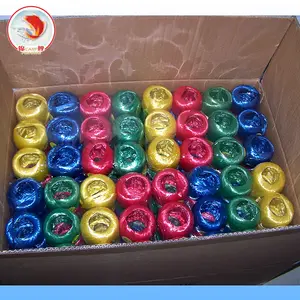 Cheap Recycled PE Packing String Rope Custom Colored Plastic Raffia Polypropylene PP Twine Pp String for Sale