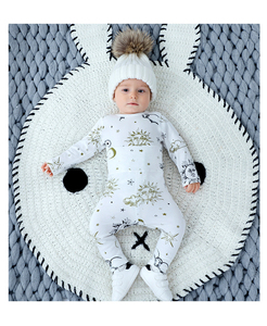 Benutzer definierte Fabrik GOTS Certified Organic Cotton Kinder Winterkleid ung Baby 2 PCS Pyjamas Private Print Logo Hohe Qualität - Product Image 2