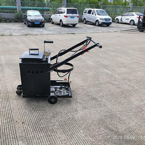 Carrello di riscaldamento del sigillante della crepa dell'asfalto di spinta della mano per il processo di riparazione della pavimentazione stradale - Product Image 3