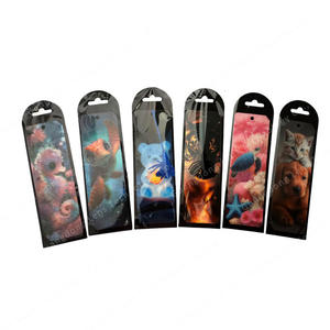 Hot Selling 3D Effect Lenticular Card Motion Sticker Anime <b>Bookmarks</b> Tassel Paper Lenticular <b>Bookmarks</b> for Souvenirs Gifts - Product Image 4