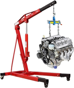 Cần cẩu di động thủy lực, Cần cẩu bảo dưỡng động cơ cần cẩu nhỏ, móc treo động cơ 2 tấn 3 tấn - Product Image 1