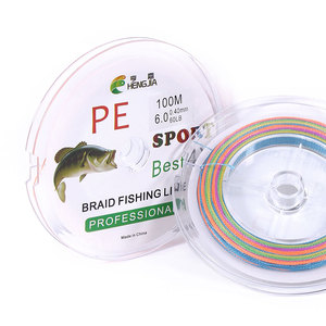 <span class=keywords><strong>สาย</strong></span>เบ็ด<span class=keywords><strong>ตก</strong></span><span class=keywords><strong>ปลา</strong></span>ถัก PE 4 เส้น Hengjia หลายสี 2LB-80LbB - Product Image 1