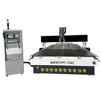 Routeur CNC ATC à commande Syntec avec moteur servo 4*8 pieds 2000x5000 mm pour la découpe du bois MDF, la fabrication de meubles et de portes
