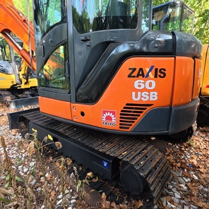 Low Working Hours, High-quality Landscaping, 6-ton Hitachi ZX60USB Used <b>Mini</b> Tracked Excavator - Product Image 2