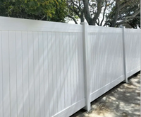 Clôture de jardin en PVC au design populaire, anti-UV, longue durée de vie, pour jardin et cour