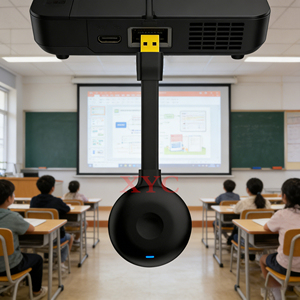 Горячая распродажа: USB-адаптер 4K Wi-Fi для дублирования экрана мобильных устройств на телевизор, беспроводной передатчик-донгл - Product Image 1