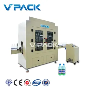 PLC Controlled Anti-corrosion Bleach And Toilet Cleaner Strong Acid Chemical Javelle Water Chemical Packaging Machinery Filling