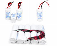 Condensateur de démarrage de moteur compact CBB61 1,5μF -- 6μF 450VAC (30x50mm) pour ventilateurs, ventilateurs de plafond, ventilateurs sur pied et petits moteurs