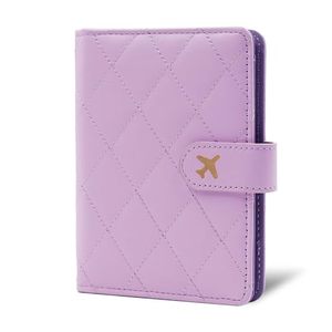 Cartera de Pasaporte Personalizable de Piel Sintética con Protección RFID, Anti-Robo, Impermeable, Accesorio de Viaje, Estuche Portátil para Tarjetas - Product Image 2