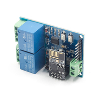 Taidacent IoT Smart Home aplicación móvil Control remoto inalámbrico interruptor de relé hijo apagado 5V Esp01 Esp8266 módulo de relé Wifi Dual