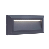 Lampadaire LED imperméable conforme à la norme IP65, luminaire d'extérieur, applique murale, idéal pour des escaliers, un couloir, un allée, un Patio ou une clôture, 3/6W