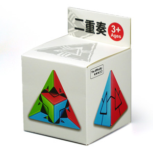 Cubo Mágico Piramidal <span class=keywords><strong>Duet</strong></span>, Juguete de Rompecabezas para Niños de 3+ Años, Diseño Colorido y Suave, Estimula el Cerebro - Product Image 4