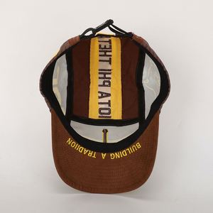 Wholesale Custom Design 6 Panel Sport Outdoor <b>Hat</b>,Oem Embroidery Logo Cap Brown Suede Gorras,Printing Mens Baseball Cap - Product Image 6