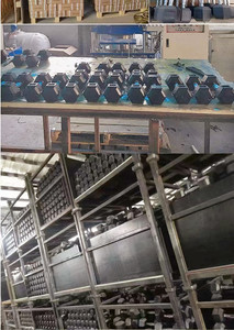 <span class=keywords><strong>Haltères</strong></span> rondes en caoutchouc, vente en gros possible, équipement de gymnastique, exercice physique, dumplings bon marché - Product Image 6