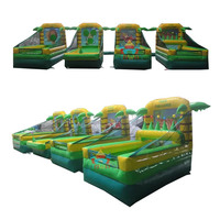 Jeux gonflables de carnaval 4-en-1 pour enfants et adultes, en PVC, faciles à installer pour les événements en plein air et les activités ludiques