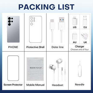 2025 bán chạy nhất S25 siêu 5g điện thoại thông minh 7.3 inch HD 16GB + 1TB Bộ nhớ mở khóa 4G 5G + Wifi <span class=keywords><strong>Android</strong></span> S25 tiếng Anh Pháp Tây Ban Nha - Product Image 6