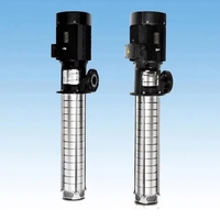 Pompe centrifuge à plusieurs étages haute pression CNC 60Hz 5HP Machine-outil semi-submersible Tour de refroidissement Pompe de refroidissement Support OEM
