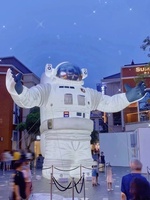 Vente directe d'usine, modèle d'astronaute gonflable géant pour la publicité et les événements promotionnels en plein air