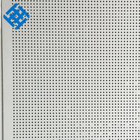 Fabrication de tôle micro perforée antidérapante 0.5mm de diamètre à trou rond finition galvanisée plaque perforée en acier inoxydable