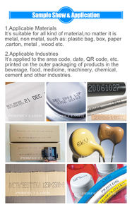 Perfecte Laser-Draadloze Controle Kleine Contactloze Manier Pijpen Vaten Zakken Dozen Draagbare En Draagbare Inkjetprinters - Product Image 3